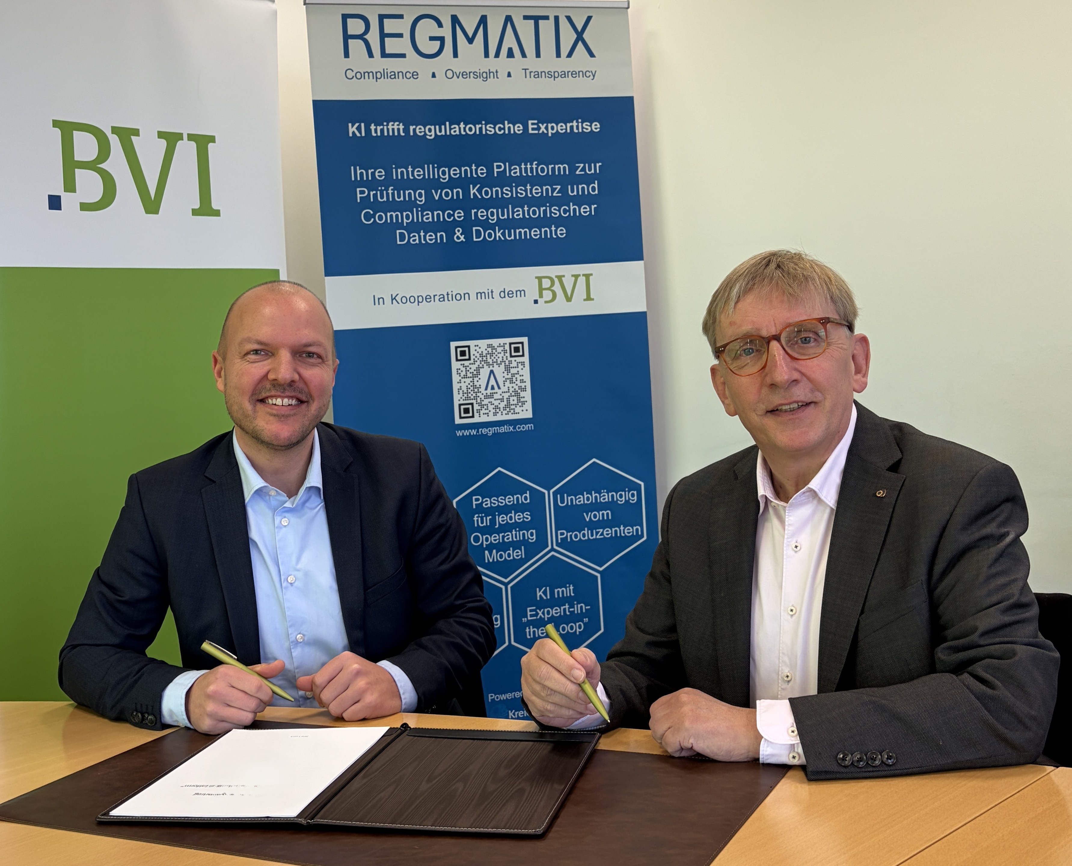 Kreios and BVI partnership signing